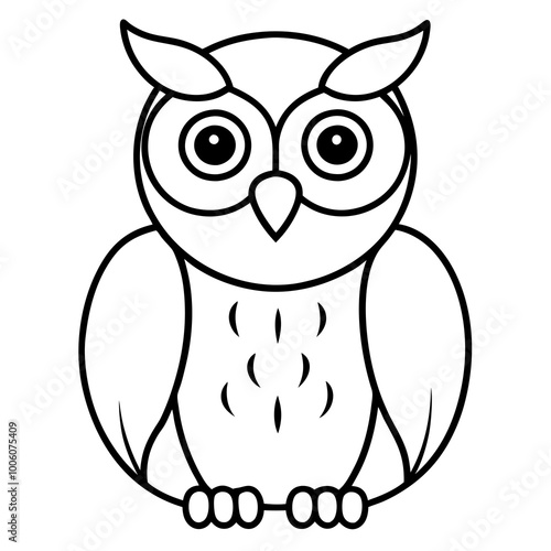 Enchanting Jungle Owl Vector Design Capturing the Mystique of the Wild
