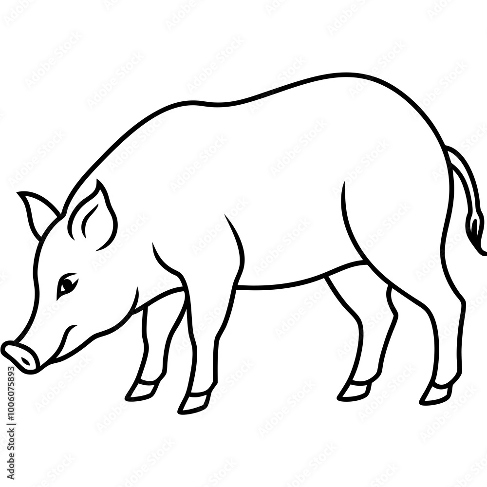 Explore the Wild Boar Sniffing the Ground Vector Illustration in Its Natural Habitat
Explore the Wild Boar Sniffing the Ground Vector Illustration in Its Natural Habitat