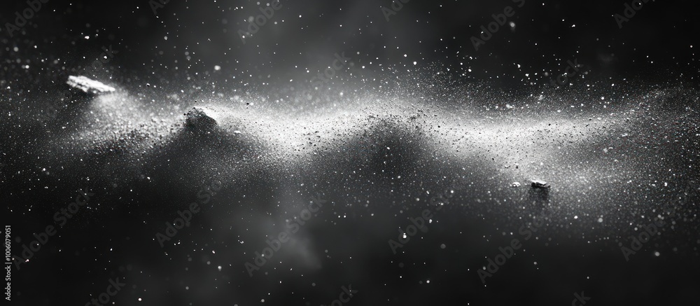 Obraz premium Cosmic Dust and Stars in the Night Sky