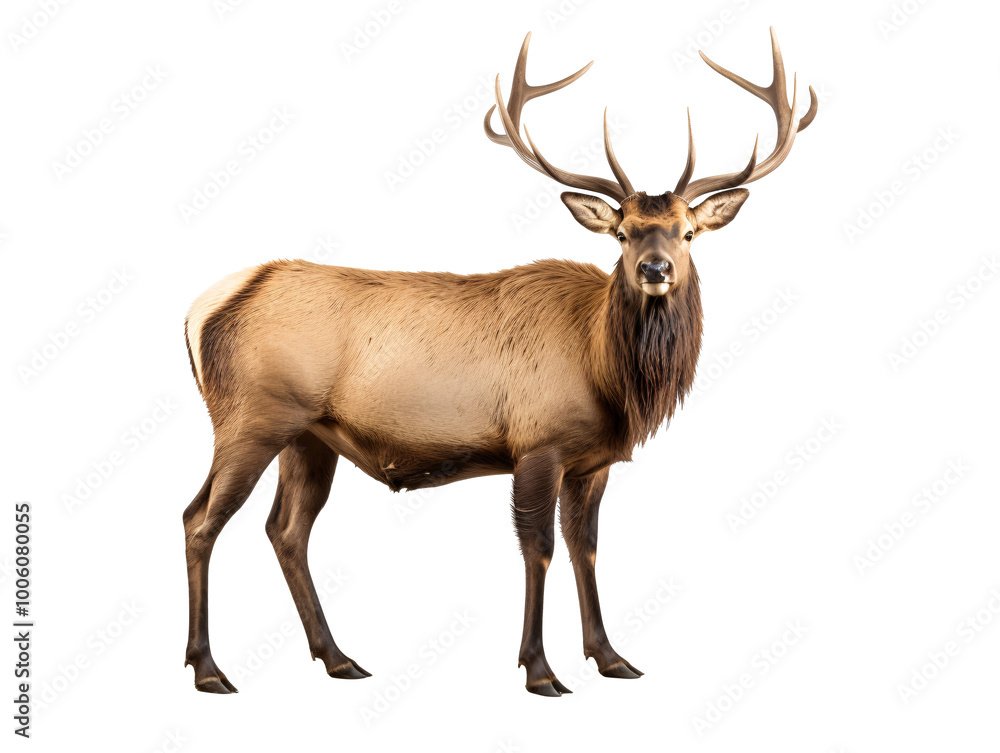 a elk with large antlers a elk with large antlers