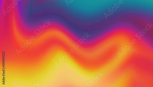retro vibrant gradient background with thermal heatmap effect and grain texture