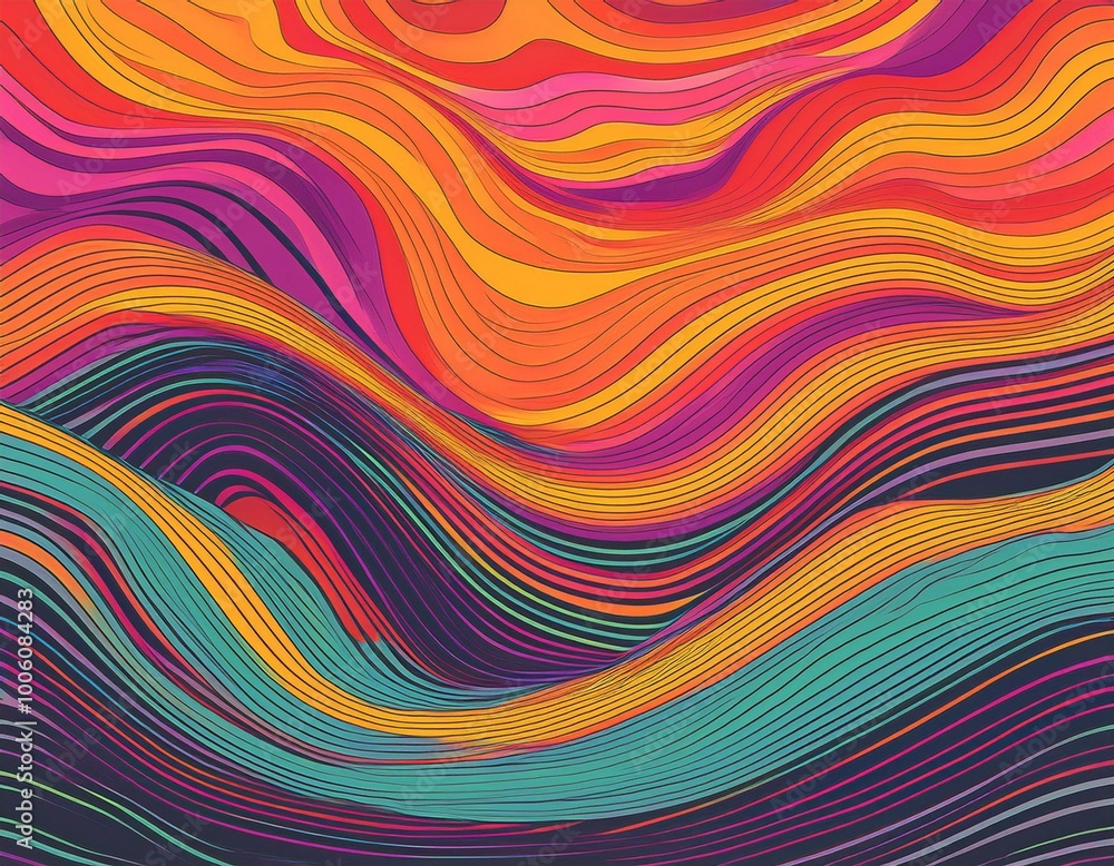 waves distortion retro vibes graphic print groovy background 60s 70s waves distortion retro vibes graphic print groovy background 60s 70s