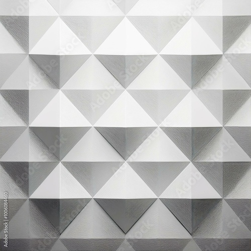 White background with diamond squares and triangle shapes layered in geometric design, white textured background illustration that is trendy and panoramic