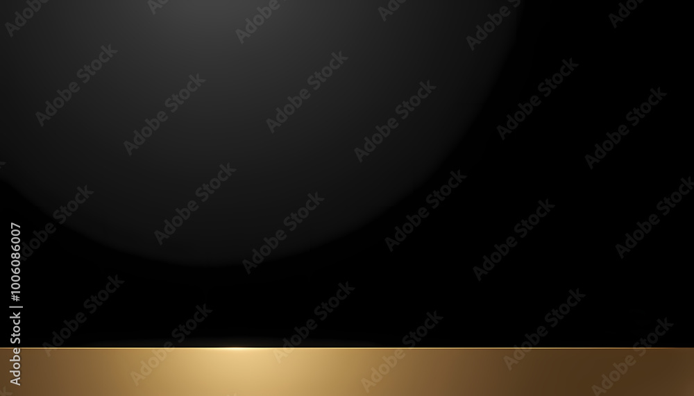 Minimalist black luxury background with a gold horizontal stripe at the bottom for presentations, ideal for sleek and professional designs. Minimalist black luxury background with a gold horizontal stripe at the bottom for presentations, ideal for sleek and professional designs.