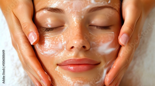 Relaxing Facial Treatment with Soft Hands