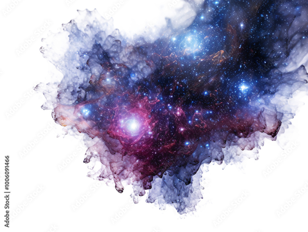 Fototapeta premium a cloud of stars and dust