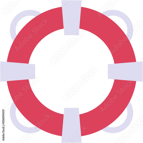 Vector Icon Lifebuoy, Help, Heart, Lifesaver, Aid