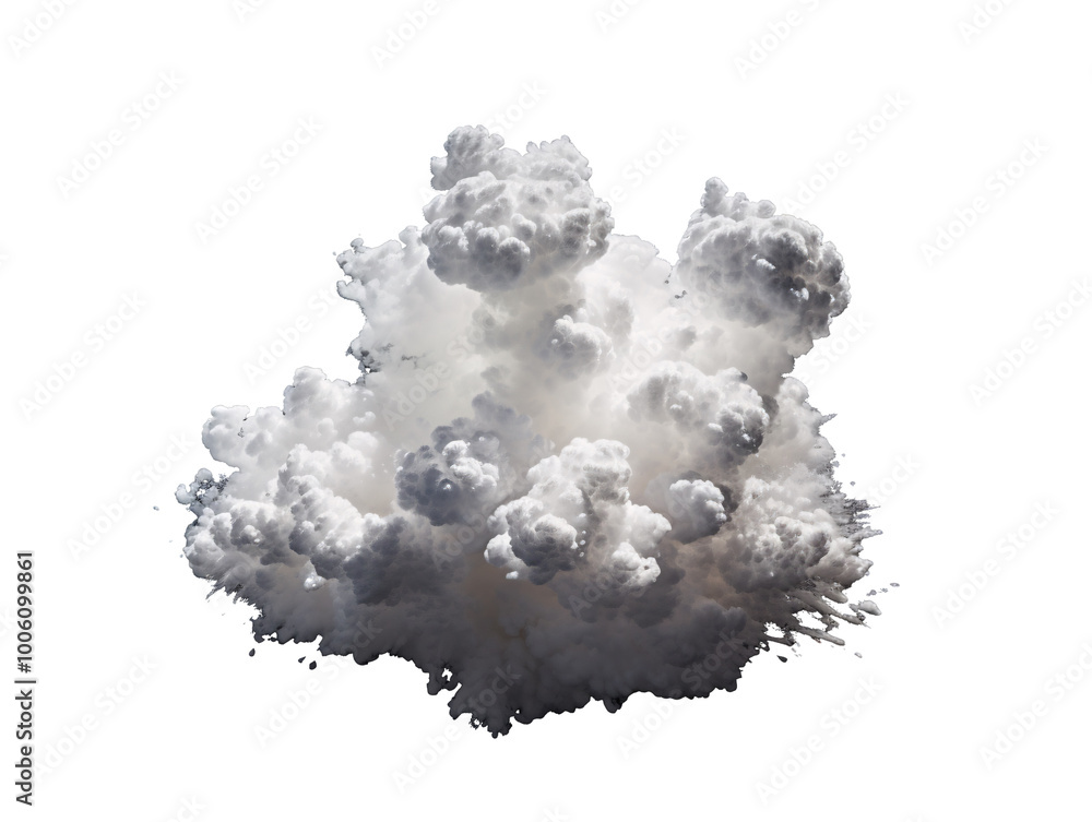 a cloud of smoke on a white background a cloud of smoke on a white background