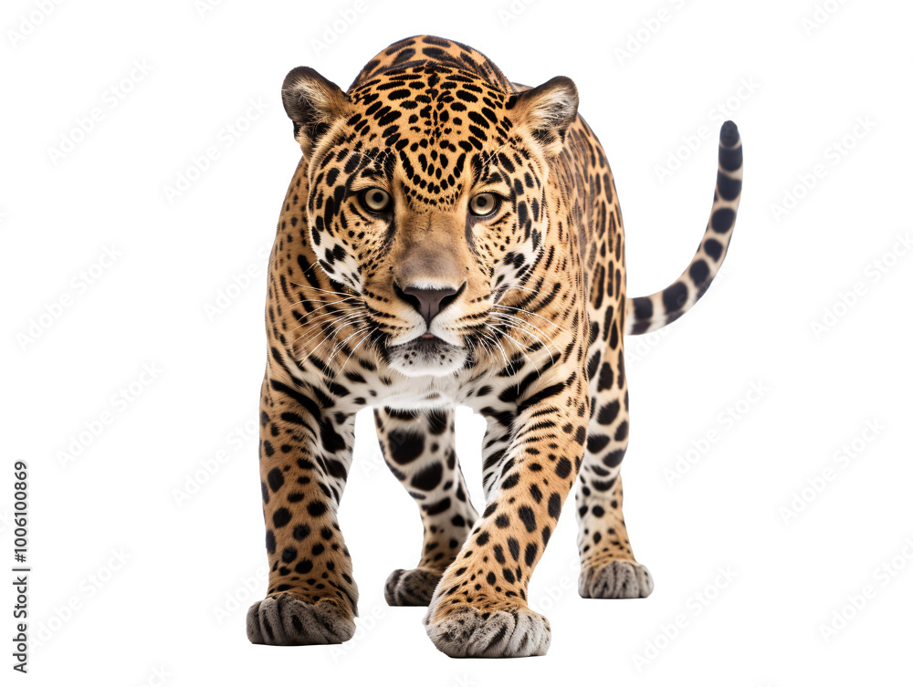 a leopard walking on a white background a leopard walking on a white background