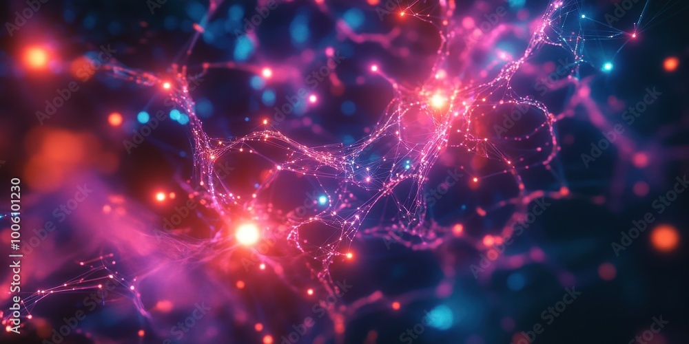 Fototapeta premium a colorful background with many lights