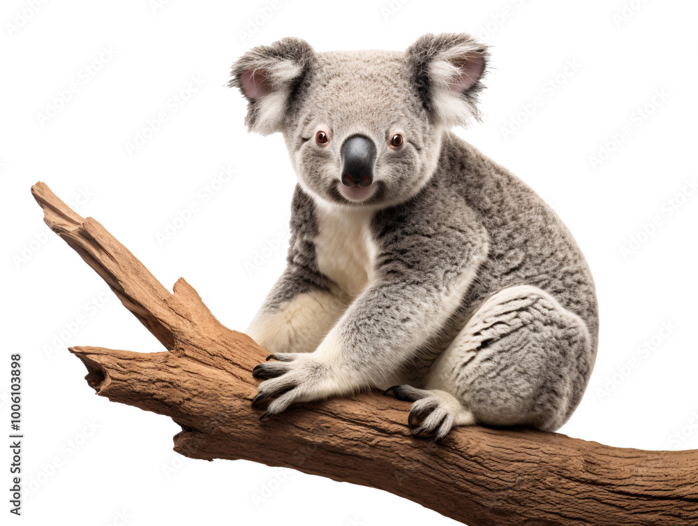 Fototapeta premium a koala bear on a tree branch