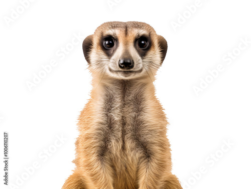 a close up of a meerkat photo