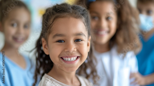 portrait of a smiling family