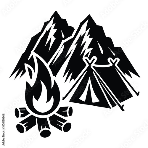 Mountain Campfire