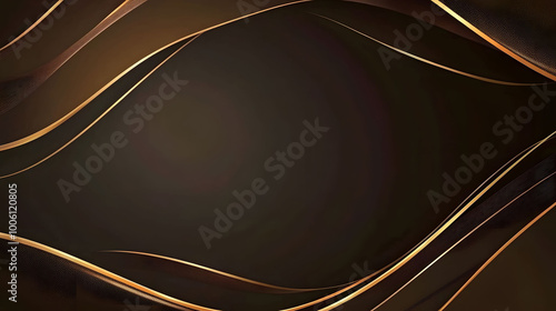 Elegant brown and gold vector design, sophisticated backdrop for corporate presentations, ideal for showcasing key information and achievements
