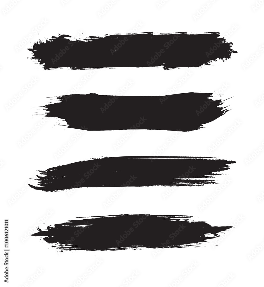 Straight marker line vector strokes. black brush drawn stripes.Text highlighter pen, marker, brush, underlines strokes set. Rough grunge thick paint line texture. Vector sketch rectangle text boxes Straight marker line vector strokes. black brush drawn stripes.Text highlighter pen, marker, brush, underlines strokes set. Rough grunge thick paint line texture. Vector sketch rectangle text boxes