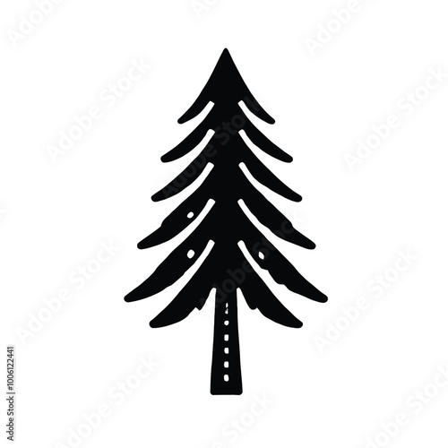 Pine Tree Silhouette