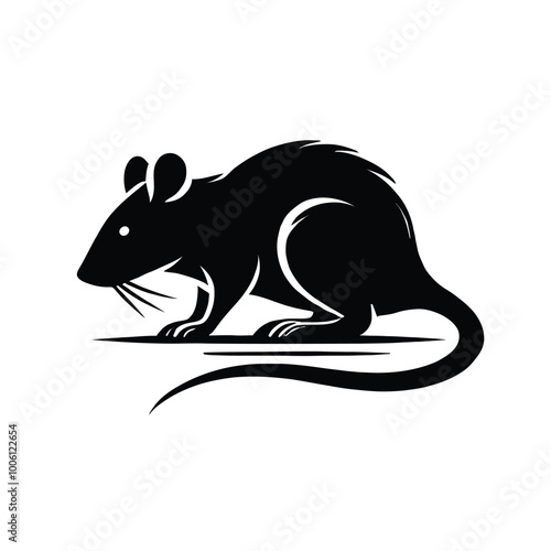Sneaky Rat Silhouette