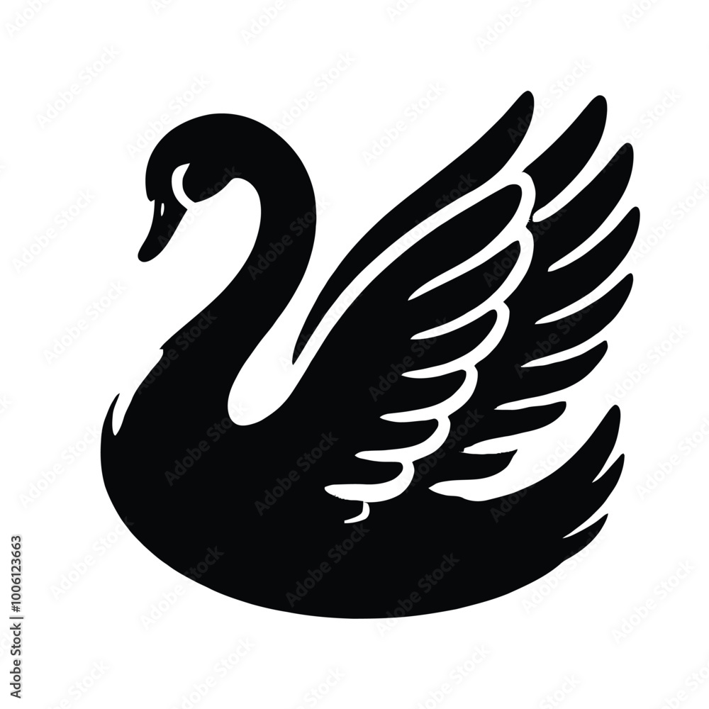 Swan Silhouette Swan Silhouette