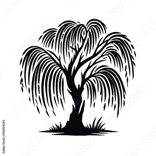 Willow Tree Silhouette