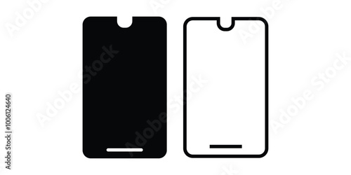 Film strip icon isolated on white background