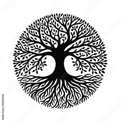 Tree of Life Silhouette