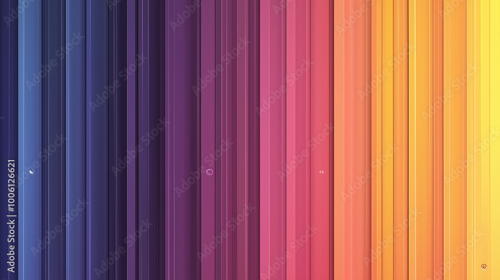 Striped Gradient in Warm and Cool Hues with Vertical Color Banding Effect Striped Gradient in Warm and Cool Hues with Vertical Color Banding Effect