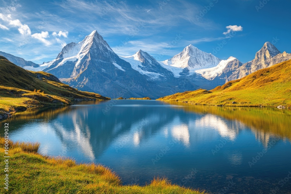 Fototapeta premium Mountain lake scenery