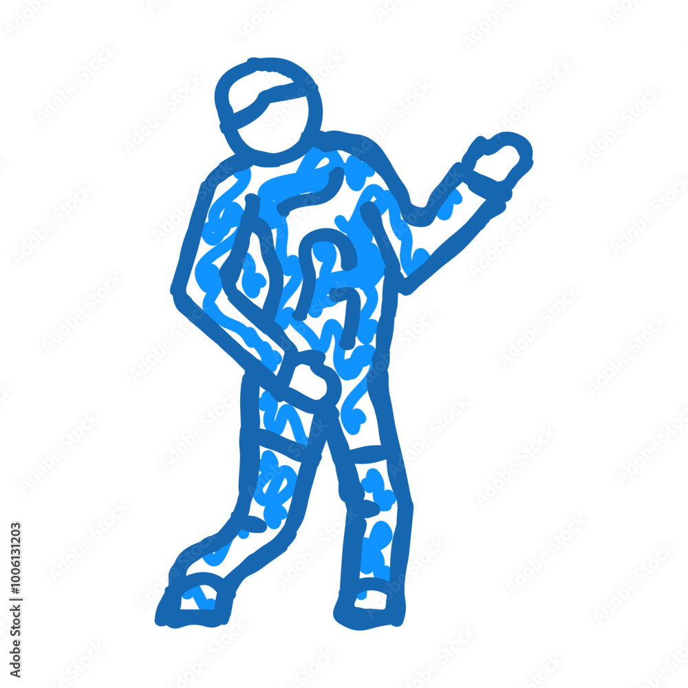 monster zombie doodle icon sketch vector. monster zombie sign. isolated symbol illustration monster zombie doodle icon sketch vector. monster zombie sign. isolated symbol illustration