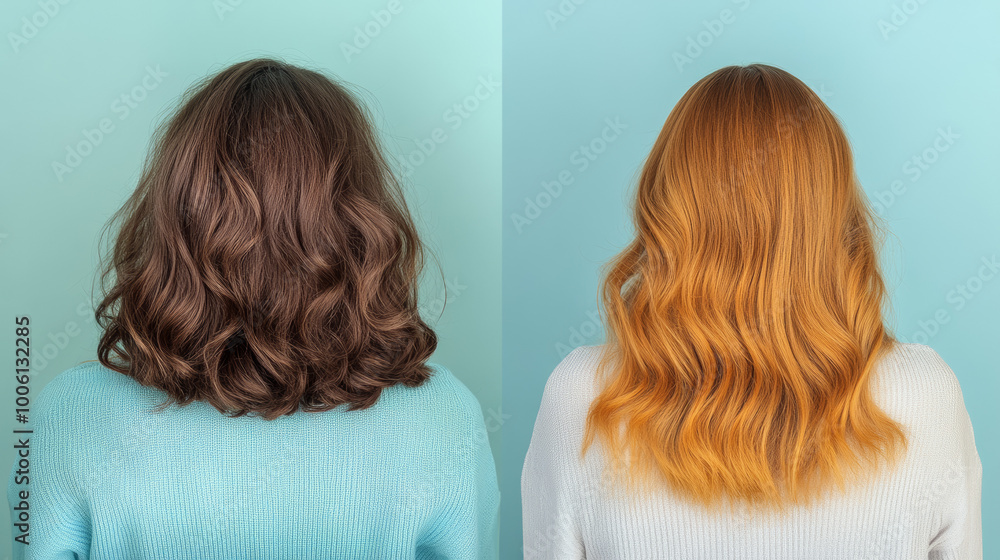 A woman changed her hairstyle after using a shampoo that made her hair silky smooth. Another girl went to a salon and got a new look to change her style and feel more confident. A woman changed her hairstyle after using a shampoo that made her hair silky smooth. Another girl went to a salon and got a new look to change her style and feel more confident.