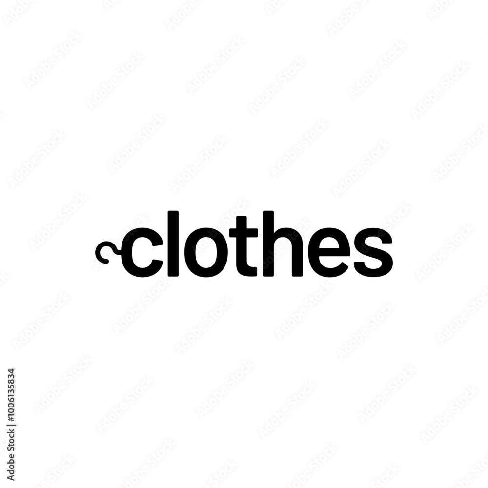 Hanger or Fashion text Logo design vector Hanger or Fashion text Logo design vector