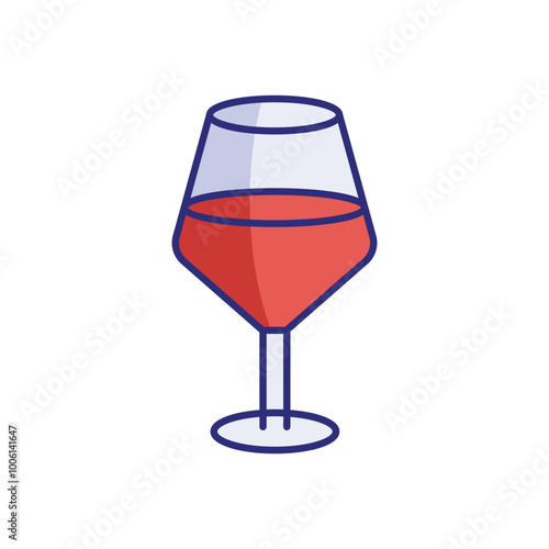 Wine Glass vector icon