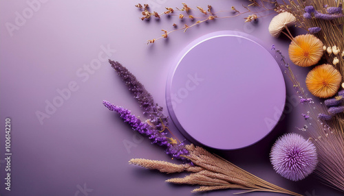 A podium for product display, food, cosmetics.