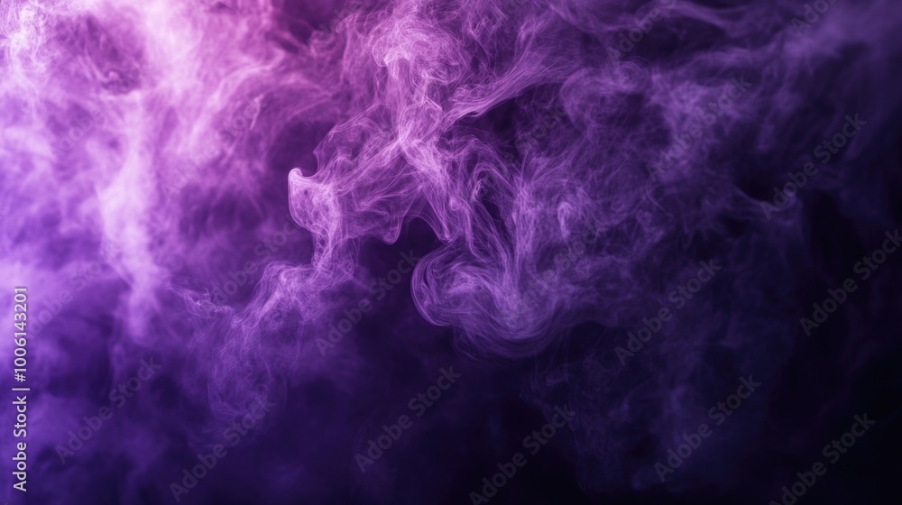 Purple Smoke Close Up Purple Smoke Close Up