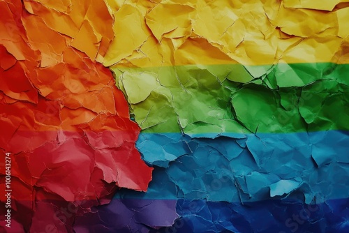 Wallpaper Mural Multicolored Paper Close-Up Torontodigital.ca