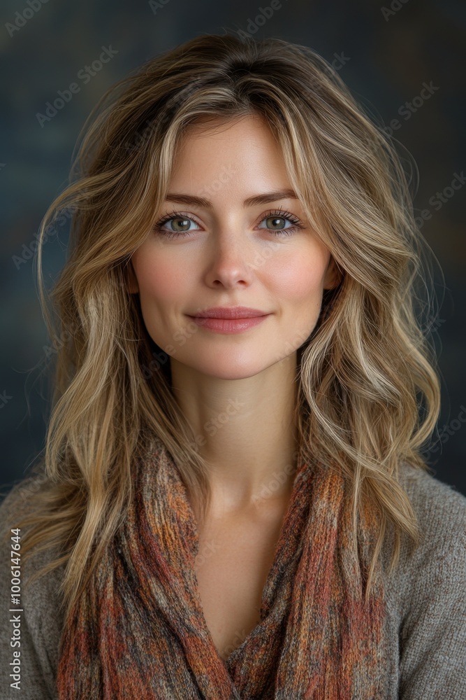 Radiant Young Blonde Woman with Captivating Smile Radiant Young Blonde Woman with Captivating Smile