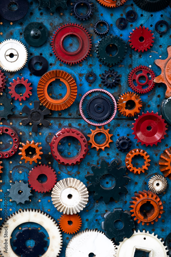 background with gears