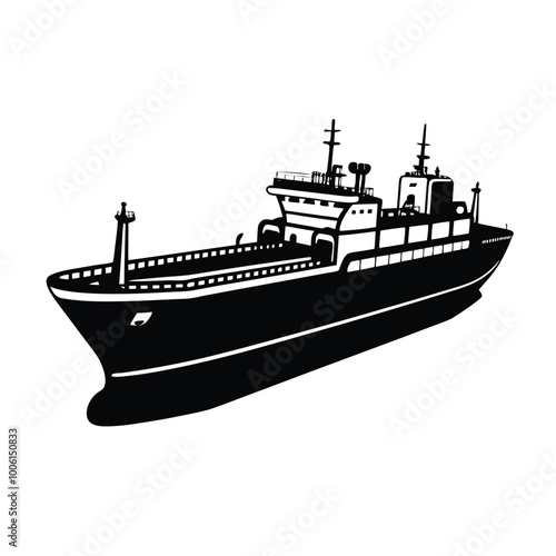 boad silhouette design vector