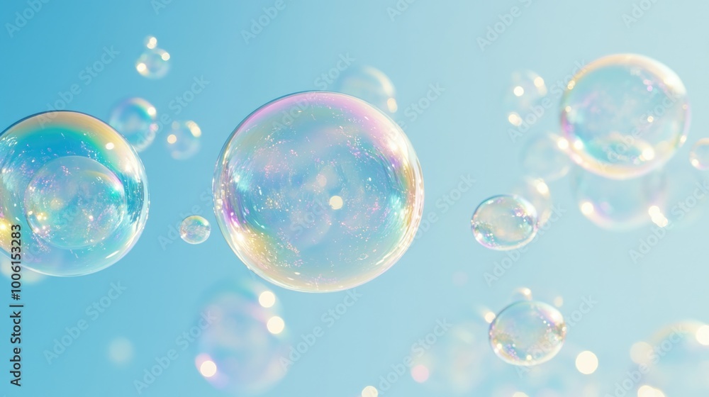 Soap Bubbles Floating Soap Bubbles Floating