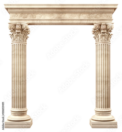 PNG Antique arch architecture column ancient