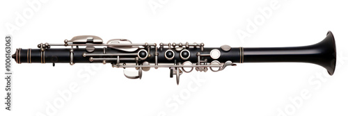 PNG Black french clarinet oboe white background saxophone.