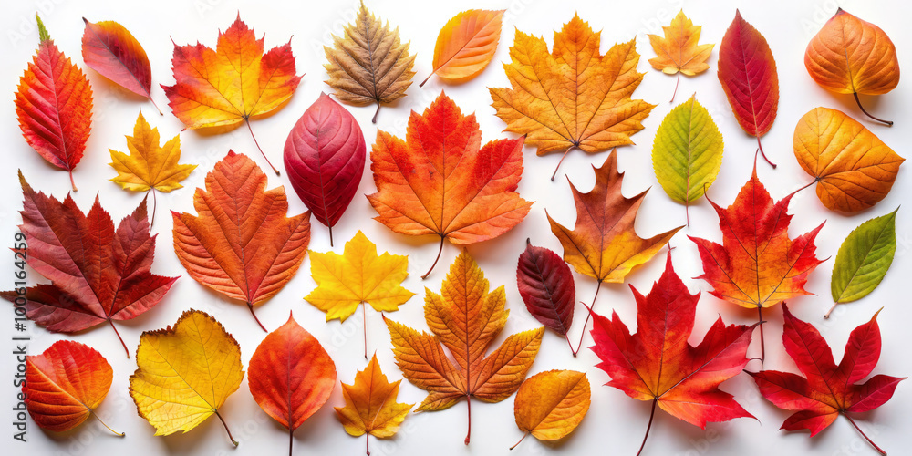 vibrant collection of autumn leaves showcases variety of colors, including red, orange, yellow, and green. leaves are arranged artistically, reflecting beauty of fall vibrant collection of autumn leaves showcases variety of colors, including red, orange, yellow, and green. leaves are arranged artistically, reflecting beauty of fall