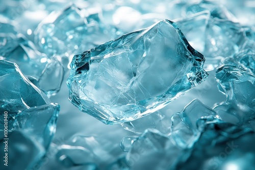 Wallpaper Mural Blue Ice Torontodigital.ca