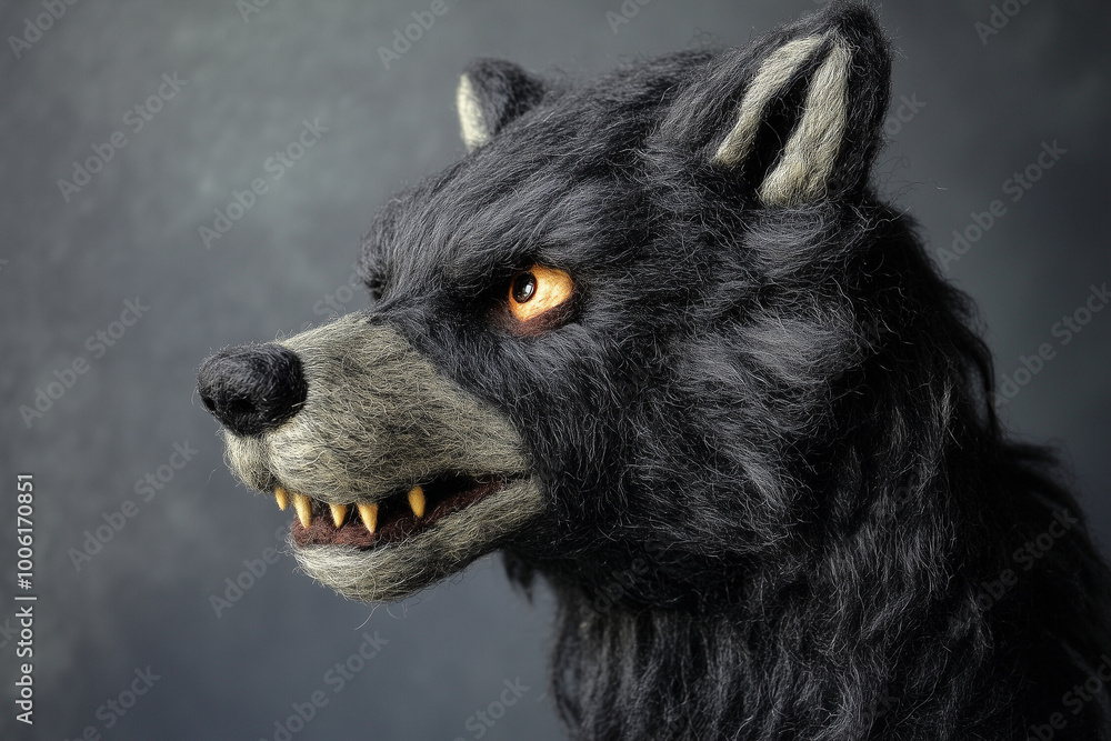 Fototapeta premium head of a wolf