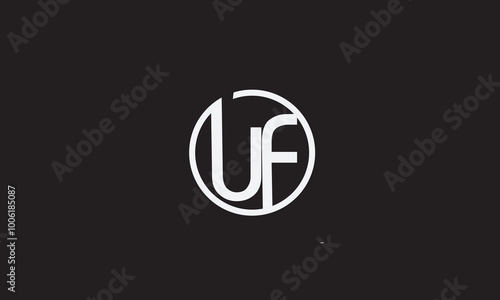 Free Download UF, FU, F, U Abstract Letters Logo Monogram - GFXLoad