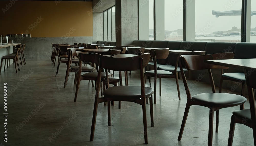 A restaurant with a large window that has the word quot no quot on it
A restaurant with a large window that has the word quot no quot on it