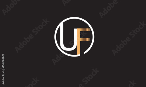 Free Download UF, FU, F, U Abstract Letters Logo Monogram - GFXLoad