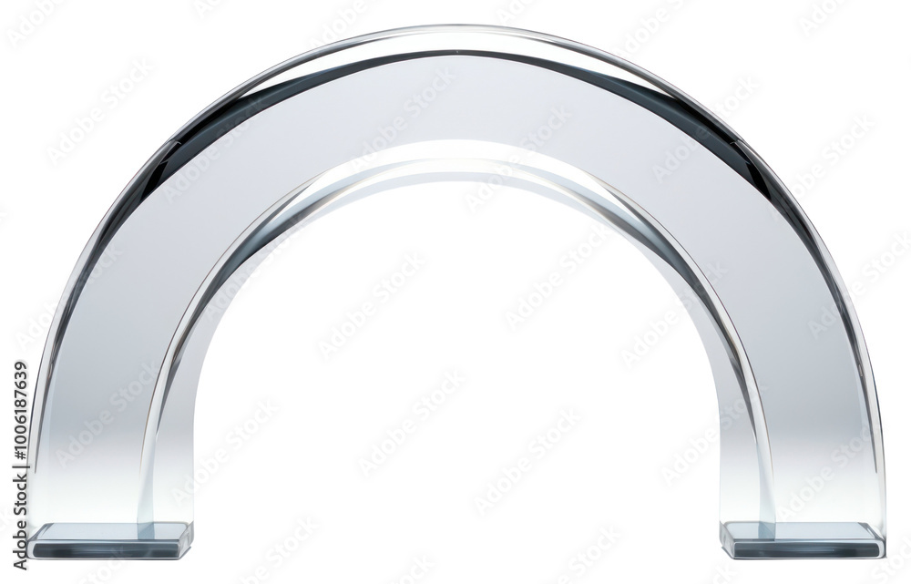 PNG Trefoil arch shape transparent glass minimal simplicity lighting absence. PNG Trefoil arch shape transparent glass minimal simplicity lighting absence.