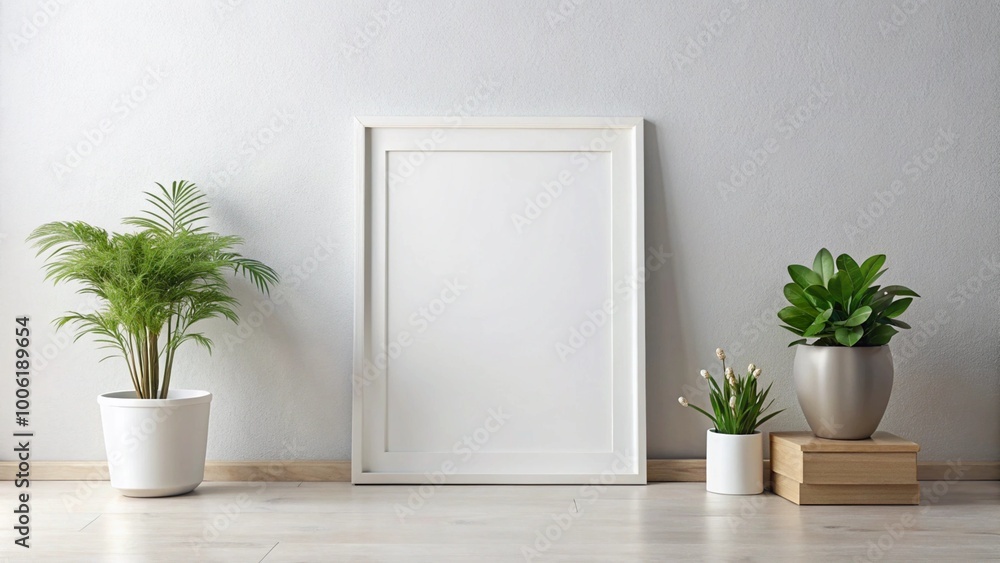Wall art frame in white frame Wall art frame in white frame