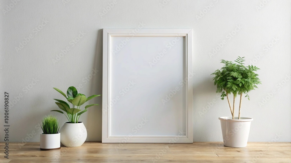 Wall art frame in white frame Wall art frame in white frame